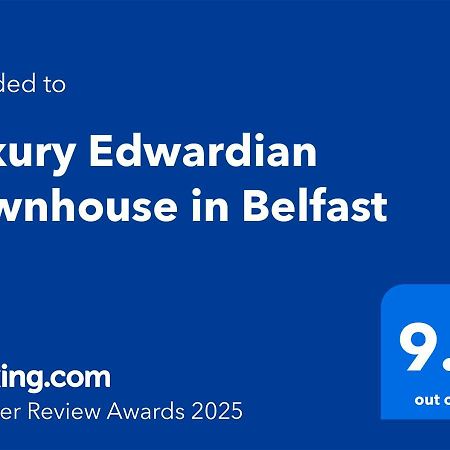 Vila Luxury Edwardian Townhouse In Belfast Exteriér fotografie